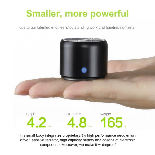 A106Pro IPX7 Waterproof Mini Bluetooth Metal Speaker