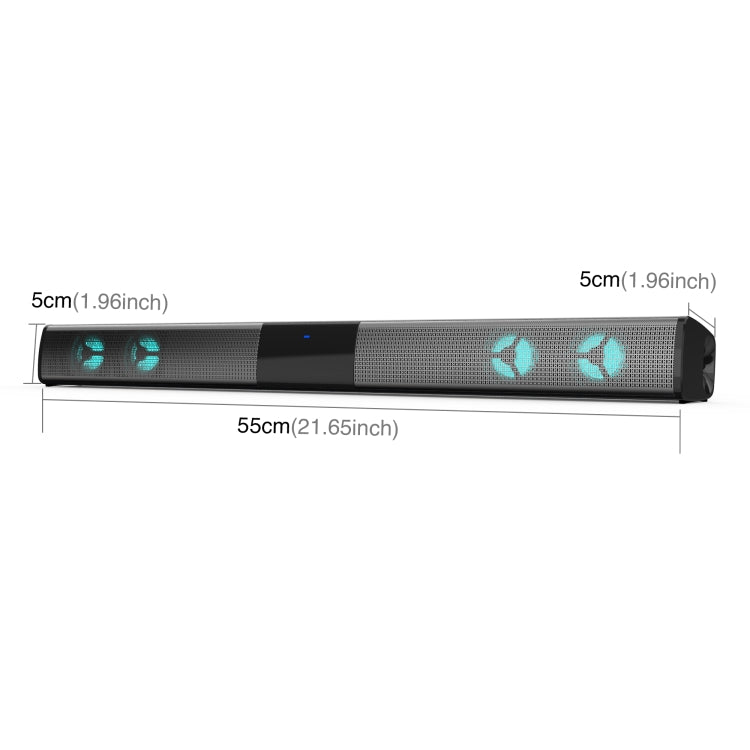 BS-28E RGB Bluetooth Speaker – 4 Drivers, HiFi Bass & LED Lights