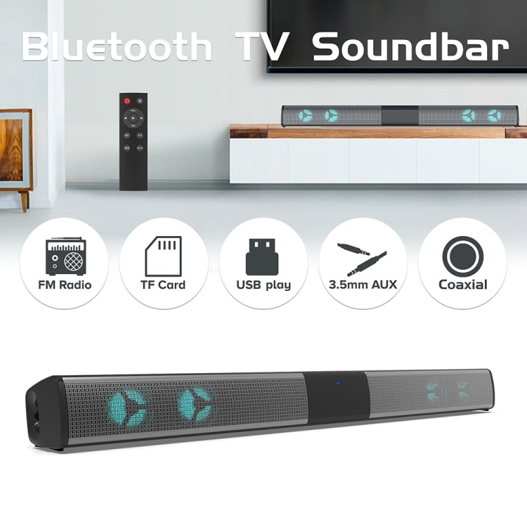 BS-28E RGB Bluetooth Speaker – 4 Drivers, HiFi Bass & LED Lights
