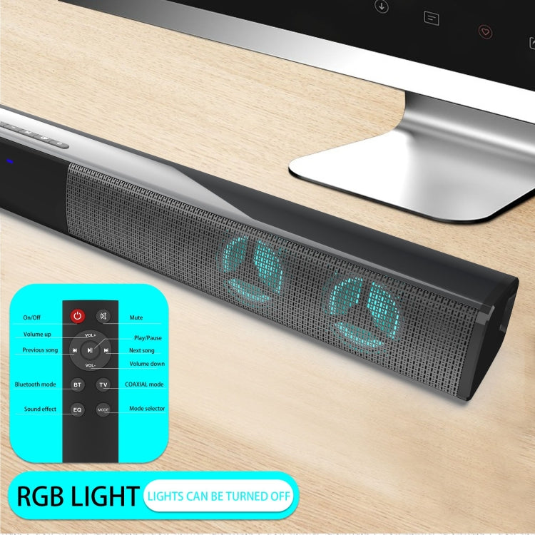 BS-28E RGB Bluetooth Speaker – 4 Drivers, HiFi Bass & LED Lights