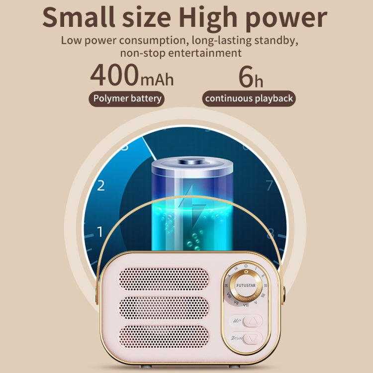 DW13 Portable HiFi Mini Retro Wireless Bluetooth Speaker – Compact Vintage Style Audio
