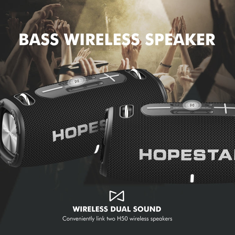 HOPESTAR H50 Waterproof Bluetooth Speaker – 20W, Portable & IPX6