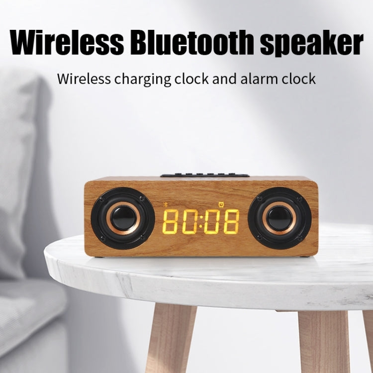 K1 Wooden Desktop Bluetooth Speaker – Wireless Charging & Multifunction