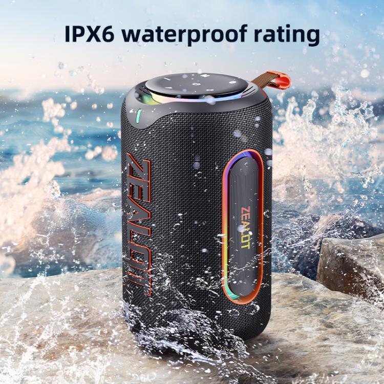 Zealot MP1 60W Portable Outdoor RGB Bluetooth Speaker – Bass Boost, Bluetooth 5.4, 8000mAh Battery